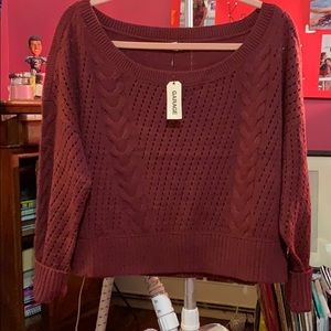 Not worn! Red Sweater.